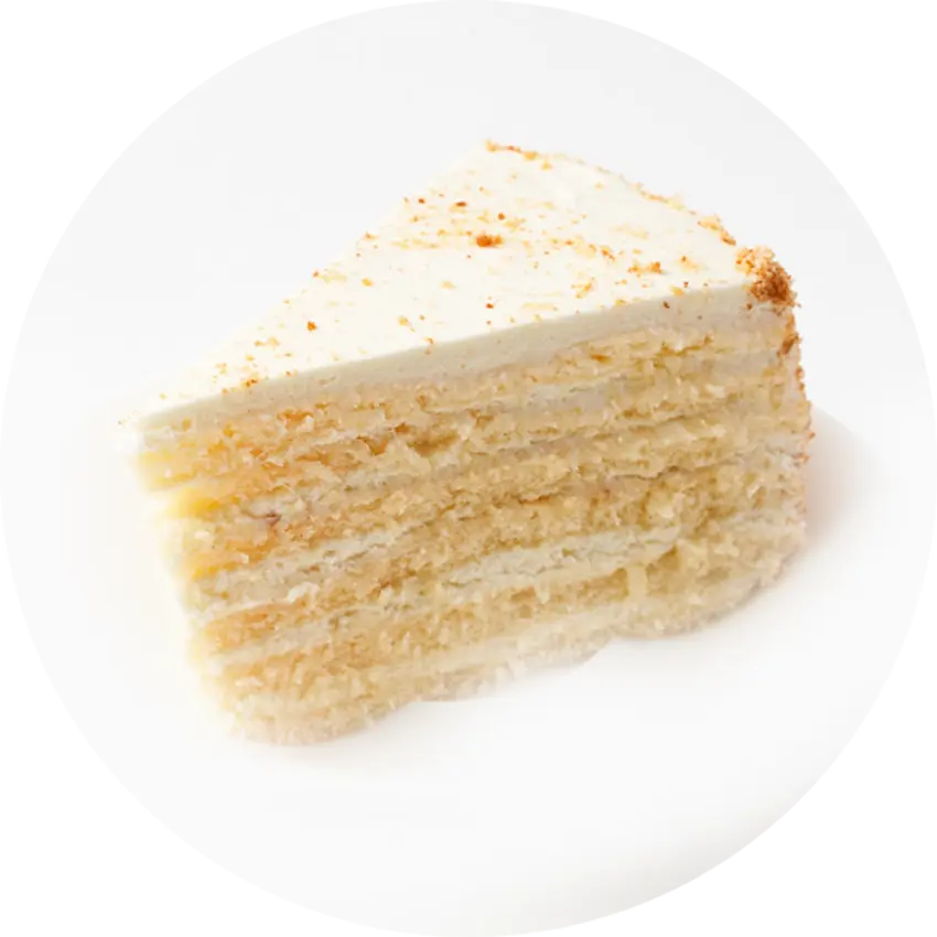 Молочная девочка (молочные коржи, пломбирный крем)